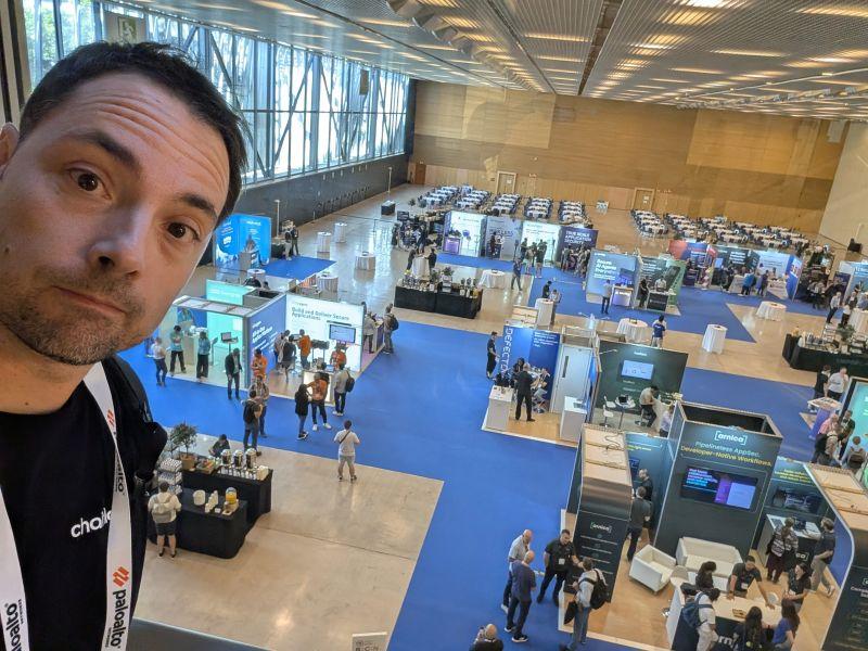 Miguel at OWASP AppSec in Barcelona